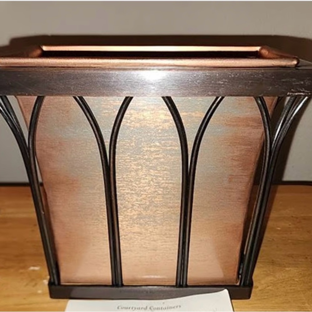 Southern Living Copper and Black Planters